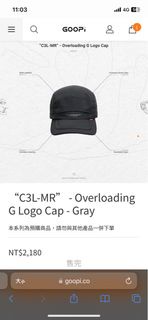 GOOPi “C3L-MR” - Overloading G Logo Cap - Gray