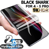 2Pcs Clear Hydrogel Film on the Screen Protector For Xiaomi Black Shark 5 4 4S 3 3S 2 Pro Anti blue light Screen Protector For Xiaomi Black Shark Helo 5S Not Glass