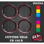 Sticker Sticker Striping list cutting rim CB 150 r