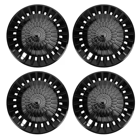 R15 Hub Caps 15 Inch Thick ABS Stylish Wheel Rim Cover Hubcap Replacement for 500 Wheel Rim Cover Hu
