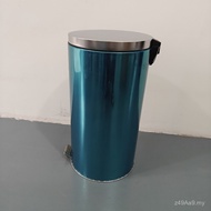 Liter Pedal Metal Inner Flame Retardant Galvanized Round 50l Hygienic Stainless Steel Bin Trash Can 