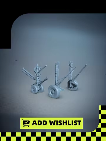 USN F-14 Tomcat Undercarriage Gravity Wheel Yao's Studio LY265B 1/48 1/72 1/32 Model Upgrade Parts