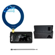 Pocket Shortwave Radio Receiver HF SW MW VHF All Band Si4732 Mini Radio V3 with Radio Stand