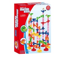 gmrorich เกมส์บล็อกรางลูกแก้ว ตัวต่อรางปล่อยลูกแก้ว 105ชิ้น Marbie Run สร้าง ออกแบบได้ตามต้องการ 678