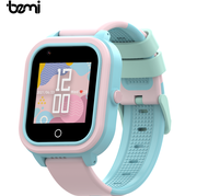 Kids smart watch Bemi Linki, 1.4"  4G/LTE, GPS, wifi, call, video call, heart rate sensor, calculator, pedometer, GPS , SOS, IP67 waterproof, replaceable Case PINK Smartwatch