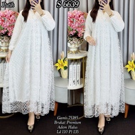S 6639 Kartini Brocade Dress, Cool and Beautiful Material to Wear 75385