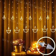 3.5M 2PIN LED lights Indian Diwali Festival decorative lights Festival curtain lights Diwali festiva