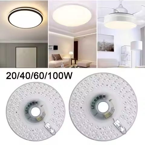 Circle Light Round Shape LED Panel Light AC Power 20W 40W 60W 100W Ceiling Light LED Module Ceiling