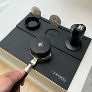 Rock Tamping Matt Pad Silicone Rubber Coffee Mat container - Tamper Mat Station Coffee