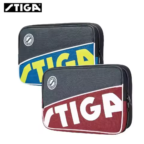 1 pc STIGA table tennis racket cover, STIGA double-layer square racket cover, table tennis racket go