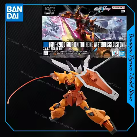 Bandai Original HG ZGMF-X2000 GOUF IGNITED HEINE WESTENFLUSS CUSTOM Anime Action Figures Toys Gift A