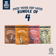 [Bundle of 4] Oatbedient Oat Milk Series (12 x 25g/ 28g/ 35g)