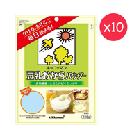 萬字醬油 - 原箱 日本Kikkoman 大豆豆渣粉 原箱(10x120g) #00228 Soybean Okara Powder#BEST BEFORE 12,OCT,2025