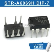 10pcs A6069H DIP7 STR-A6069H DIP A6069 DIP-7 LCD Power Management Chip IC