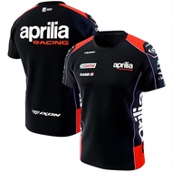 Aprilia Apulia Racing Team Clothing F1 Racing Summer Motorcycle Off road Cycling Speed Dry Round Nec