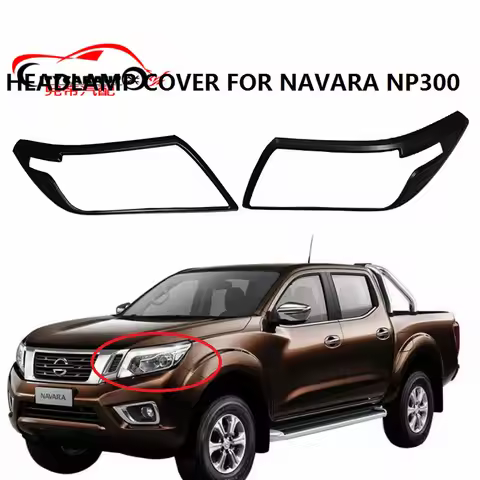 citycarauto np300 front head lamp hoods head lights cover car styling accessories fit for NAVARA NP3