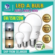 Lampu LED Bulb Light Big Bulb Lampu Led Siling Mentol E27 6w 15w 28w Downlight Bulb E27 Daylight/Coo