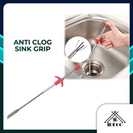 iDECO Drain Cleaner Spring Gripper Clog Remover Pipe Pembersih Sinki Tersumbat/Singki/Tandas Paip Lubang Dapur Tersumbat