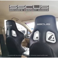 CFS260 SSCUS Driver's Perfect Choice Bucket Seat 2PCS Stiker Sticker Vinyl Decal Stripes Cermin Depa