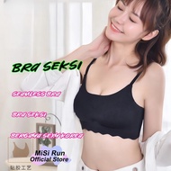 Seamless bra Wire-free bra sexy bra seamless bra sexy Korean style, sexy sports bra, tank top bra, w