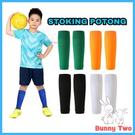 kids football socks calf socks stoking potong bola sepak budak sarung kaki shin pad socks stokin pan