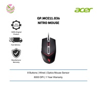 Acer Nitro Mouse GP.MCE11.036 ( 8000 DPI/ Optics/ 8 Buttons/ Wired)