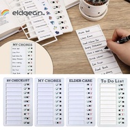 ELDGEAN Checklist Daily Planner Student Reusable My Chores Planning Board