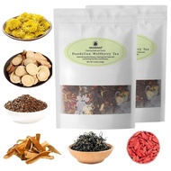 Premium Dandelion Root Wolfberry Tea Bags, Support Kidneys & Liver Health Tea, Herbal Ingredients Na