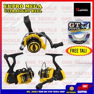 Eupro mega ultralight fishing reel + 150meter 50lb Gt power braided line