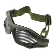 Geeka-Elastic Tactical Airsoft Steel Mesh Goggle Sun Glasses Eye Protection