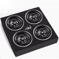RS RC Metal 1.9" Beadlock Wheel Rim Tire Set for 1/10 RC Crawler Car Axial SCX10 Wraith RR10 Capra T