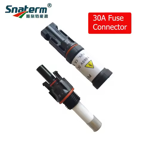 Snaterm Solar Fuse connector 10A 15A 20A 30A MC Compatible Solar Fuse Connector With Fuse for solar 