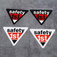 Safety 1ST SAFETY First Creative Reflective Warning Sticker Motorcycle Helmet Electric Vehicle Scratch Blocking