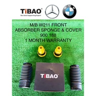 ( )MERCEDES BENZ W211 E200 ABSORBER FRONT SPONGE + COVER(PRICE FOR 1 SET)