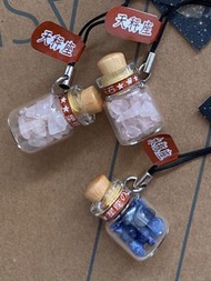 九族文化村紀念品 12星座 幸運石 幸運寶石 玻璃瓶吊飾 水晶 吊飾 鑰匙圈