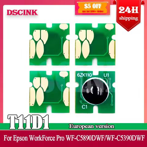 T11D1 T11D2 T11D3 T11D4 ink cartridge chip for Epson WorkForce Pro WF-C5890DWF WF-C5390DWF Europe pr