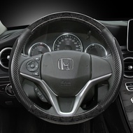 Mahogany Wood Grain Car Steering Wheel Cover For Honda City 2014-2019 Fit 2014-2019 Jazz 2014-2019 H