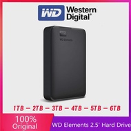WD | WD Western Digital Mobile Hard Disk 6TB 5TB 4TB 2TB 1TB External HDD 2.5" Hard Drive Large-capa