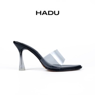 LEXY HADU MD157 9P Clear Mica Strap High Heel Sandals, Comfortable, Sturdy, 12T