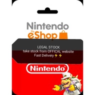 [USA] Nintendo Switch eShop Card Prepaid Code Credit $ 10-100 USD Individual Member (⚡Fast )