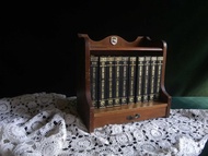 【老時光 OLD-TIME】早期台灣精裝中英文百科全書套組(含木櫃)#1