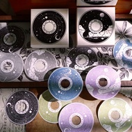 唱片輕復古風 手賬印章 紅橡膠 全楓木