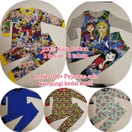 Book 1 - 100% Cotton Long Sleeve Pyjamas Budak / Sleepwear / Baju Tidur Budak 2 tahun - 8 tahun