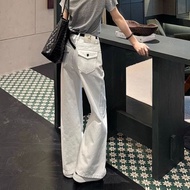 White Long Pants White DenimWanita Pants ImportedWanita C0058