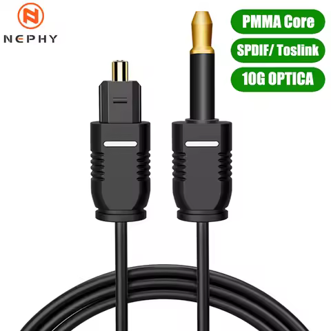 PMMA Fiber optic Digital Audio Cable 3.5mm Optical Mini Toslink S/PDIF To Toslink OPT For PS4 TV Xbo