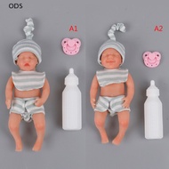 Ods 15 cm Mini Reborn Baby Doll Boneka Cewek Full Body Silikon Realist