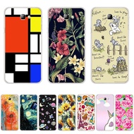 A3-Watercolor theme soft CPU Silicone Printing Anti-fall Back CoverIphone For Samsung Galaxy j4 core 2018/j5 prime/j7 prime/j7 prime2/j7 prime 2018