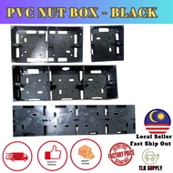 BLACK PVC SURFACE NUT BOX | SWITCH BOX | PVC BOX 3x3 3x7 3x10 [SPECIAL FOR BLACK COLOR SWITCHES] PVC