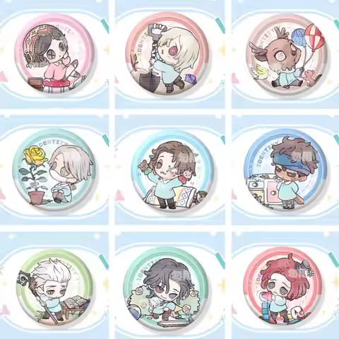 Horror Game Identity V Characters Gardener Lawyer Doctor Cheerleader Badge Brooch Pin Clothes Bag Ac