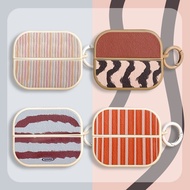 Korean Colorful Striped Earphone Case for Samsung Galaxy Buds 3 Pro Buds3 FE Silicone Case for Buds3